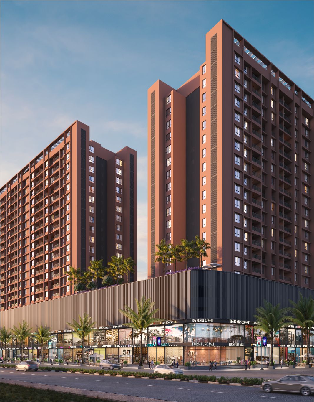 121 Paradise Rahatani Elevation 